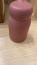 蜀泽 卡通兔子玻璃杯个性克莱因蓝文字吸管杯奶茶杯水杯便携 萌兔款-2个随机（约330ml） 实拍图