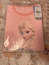 迪士尼Disney冰雪奇緣兒童家居服套裝春秋薄款女童睡衣愛(ài)莎女孩純棉寶寶居家服 粉色140 曬單實(shí)拍圖