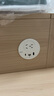 羅格朗（LEGRAND） 桌面插座五孔嵌入式桌洞插帶usb接線(xiàn)板多功能電腦網(wǎng)絡(luò )六類(lèi)插線(xiàn)板 五孔+USB插座2米線(xiàn)帶插頭黑 曬單實(shí)拍圖