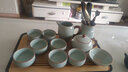 尚言坊汝窯茶具整套帶茶盤(pán)功夫茶具套裝高檔輕奢陶瓷泡茶壺蓋碗茶杯套裝 曬單實(shí)拍圖