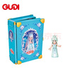 古迪（GUDI）葉羅麗玩具積木書魔法書積木禮物拼裝積木玩具女孩城堡積拼搭積木 冰公主冰宮殿積木書-219PCS 曬單實拍圖