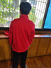 喬丹運動外套男夾克春秋季針織上衣運動服男子外衣 番茄紅（加絨款） L 曬單實拍圖