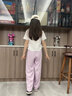 小豬彼特女童夏裝套裝兒童2025時(shí)髦洋氣運(yùn)動(dòng)大童夏季新款兩件套12歲女孩夏 18848白色+15106紫色 【套裝】 120 cm 曬單實(shí)拍圖