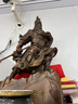 歐柏歷關(guān)公擺件客廳關(guān)公像關(guān)羽關(guān)二爺家用擺件 （A款）紫檀小號(hào) 曬單實(shí)拍圖