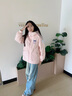 波司登（BOSIDENG）【反季】冬季反季羽絨服兒童短款連帽加厚新國標90絨商場同款外套 甜莓粉1751 160 /80A 曬單實拍圖