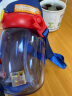 迪士尼（Disney）儿童水杯吸管防摔宝宝便携夏季幼儿园Tritan水杯带背带家用 美国队长 350ml 【吸管杯】 实拍图