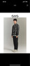 GXG男裝秋冬熱賣(mài)男式牛仔夾克外套秋季新品 深灰色 175/L 曬單實(shí)拍圖