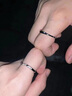 鐘久久雙生結銀情侶戒指男女一對戒高級表白情人節生日禮物送女友 925銀雙生結情侶對戒+異地戀分開(kāi)發(fā)貨 曬單實(shí)拍圖
