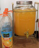 木瑯（mulang）可樂桶容器啤酒桶調(diào)酒玻璃酒桶帶龍頭泡酒瓶果汁果茶自助餐飲料桶 8L+金色ABS龍頭+架子 曬單實拍圖