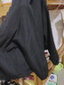 牧柒帛（MUQIBO）春秋季連帽夾克男韓版潮流寬松百搭褂子大碼胖子純色上衣外套男 黑色 3XL 曬單實(shí)拍圖