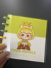 卡杰活頁(yè)空白本上翻ip亞克力筆記本本子線(xiàn)圈本精美豎翻記事本學(xué)生手賬本高顏值手帳小本子隨身旅游蓋章本 綠色（青蛙王子） 160*160mm 曬單實(shí)拍圖