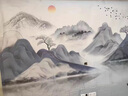 博拉帝新中式水墨山水畫護(hù)墻板客廳臥室電視背景墻板竹木纖維沙發(fā)集成板 18D超浮雕啞光(竹木纖維板)/平方 曬單實(shí)拍圖