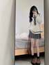 鹿依檸連衣裙女秋冬2024新款女裝韓系減齡?；▽W(xué)姐學(xué)院風(fēng)jk制服套裝裙子 馬甲+襯衫+百褶短裙 M 曬單實(shí)拍圖