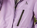 哈吉斯（HAZZYS）品牌童裝男女童外套春新款三防連帽休閑時(shí)尚薄風(fēng)衣 深紫 130 曬單實(shí)拍圖