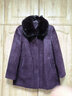 恒源祥老年人冬裝女?huà)寢屗馓准用蘩先颂路棠萄蛎q大衣保暖外套 紫色+長(cháng)褲   加絨 5XL (建議155-165斤) 曬單實(shí)拍圖