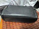 ANDSEEYOU品牌 真皮跨肩包男 牛皮單肩斜挎包 休閑郵差包潮 大容量商務(wù)背包 黑色 曬單實(shí)拍圖