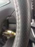 適用于汽車(chē)方向盤(pán)套17新款專(zhuān)用寶駿560 510 310W四季防滑革檔把套 運動(dòng)款A018黑色三件套 曬單實(shí)拍圖