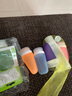 Humangear 旅行裝洗漱humangear硅膠乳液分裝瓶出差空瓶套裝旅游便攜大容量 74ml-3件套-透明/綠/藍 曬單實(shí)拍圖