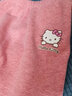 Hello Kitty兒童保暖褲棉女童秋褲寶寶棉褲秋冬暖暖褲內(nèi)穿加厚加絨打底褲子 深粉【A類 棉加絨】55536 110 適合105-115cm 曬單實(shí)拍圖