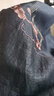 齊黛高端龜紋香云紗半身裙新中式國(guó)風(fēng)刺繡中年媽媽真絲高腰黑色中長(zhǎng)裙 黑色 XL /110-120斤 曬單實(shí)拍圖