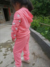 藍貝妮童裝女童秋裝套裝2025新款兒童衣服春秋季中大童小女孩洋氣三件套 粉色 140碼建議身高130CM 曬單實(shí)拍圖