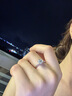 凱麗希培育鉆石六爪戒指18k金求婚裸鉆女1克拉鉆戒50分雙證婚戒訂婚禮物 18K金鑲極耀真心【D/VS2/心箭】 1克拉 曬單實(shí)拍圖