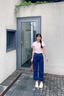 達(dá)芙妮帆布鞋女孕婦鞋一腳蹬女鞋新中式百搭小白鞋女溶解底板鞋休閑鞋 米色【兩穿設(shè)計(jì)】 38 曬單實(shí)拍圖