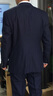 培羅蒙（BAROMON）【100%羊毛】男士西服套裝商務(wù)正裝西裝整套修身輕奢高級感 藏藍色 170B 西褲碼數請備注 曬單實(shí)拍圖
