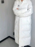 匹克長款羽絨服男秋冬新款加絨連帽保暖加厚鴨絨外套運動服男女同款 本白 M 曬單實拍圖