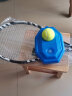 WITESS 网球拍碳纤维男女初学（已穿线）网球训练器大学生带线回弹套装 粉白5021-单支（成人训练） 实拍图