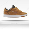 Reebok銳步官方男女CLUB C BULC時(shí)尚復古Y2K個(gè)性滑板鞋板鞋 100032968 42 曬單實(shí)拍圖