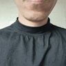 皮爾卡丹（pierre cardin）春秋款棉質(zhì)半高領(lǐng)男士長(cháng)袖打底衫秋季休閑中領(lǐng)長(cháng)袖t恤男裝潮針織 YP-192中領(lǐng)-黑色 L(115-130斤 曬單實(shí)拍圖