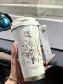 DICAZEE高顏值鈴蘭花保溫杯禮盒便攜隨行咖啡杯水杯七夕情人節(jié)禮物教師節(jié) 【鈴蘭瓷內(nèi)膽】象牙白500ml 曬單實拍圖