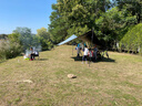 NatureHike挪客黑膠六角天幕防曬防水戶外多人大型露營防紫外線遮陽棚 六角天幕(送2.4米天幕桿*2） 適用6-8人以上 曬單實拍圖