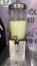 班吉飲料機(jī)商用電子制冷制熱單雙頭冷飲機(jī)果汁鼎不銹鋼透明牛奶茶水熱酒店自助餐 方形6L單頭制冷款（插電型） 曬單實(shí)拍圖