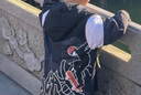 安踏兒童熱返羽絨服男童2024年冬季防風羽絨服棉服外套保暖防風商場款 【少年玩家】夢幻黑8601-3 140 曬單實拍圖