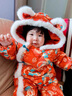 Shining Moment丨龍鳳呈祥 嬰兒羽絨服連體衣冬季男女寶寶新年衣服鴨絨外出服 龍飛鳳舞【加絨加厚，-5℃-5℃】 66 -充絨量73.5g 曬單實(shí)拍圖