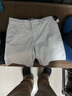 Polo Ralph Lauren 拉夫勞倫 男裝 經(jīng)典款彈力直筒版卡其短褲RL16461 100-白色 32 曬單實(shí)拍圖