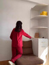 上海故事紅色結婚純棉睡衣情侶裝一男一女新婚喜慶本命年家居服禮盒裝 【喜結良緣】酒紅色-長(cháng)袖長(cháng)褲 L 女(建議穿著(zhù)體重100-120斤) 曬單實(shí)拍圖