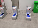 五花智能鞋套機全自動(dòng)套鞋器家用一次性鞋膜機電動(dòng)工廠(chǎng)踩腳套機器 YK-D6銀色帶扶手(100只容量) 曬單實(shí)拍圖