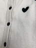 喜雅萌親子裝四口全家裝套裝冬裝愛心刺繡母女毛衣男女童嬰兒裙子兩件套 拼色 上衣不加絨 嬰兒爬服66(10-14斤) 曬單實拍圖