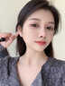 Grace Girl四葉草耳環(huán)幸運草鉆石耳釘女士耳飾品生日情人節禮物送女友禮物 心形四葉草耳釘+品牌禮盒 曬單實(shí)拍圖