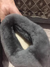DUGGIU桑坡村皮毛一體豆豆鞋女鞋短筒雪地靴低幫冬季棉鞋孕婦鞋加絨棉瓢 灰色 羊毛口 38 曬單實拍圖