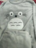 繽棉睡衣女秋冬季珊瑚絨睡衣女士可愛(ài)卡通甜美冬天加厚保暖法蘭絨加肥加大碼可外穿家居服套裝兩件套 灰色微笑兔 L 曬單實(shí)拍圖