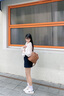 簡(jiǎn)·佰格（JONBAG）真皮雙肩包大容量包包女款2025年百搭頭層牛皮背包通勤包節日禮物 棕橙色 曬單實(shí)拍圖