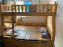 子航（ZH）上下床实木儿童床双层床橡胶木男孩女孩公主床上下铺子母床 上铺130下铺150双抽直梯款 实拍图