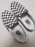VANS范斯官方 线上专售Asher黑白棋盘格夏日帆布鞋 黑色黑白棋盘格(女款) 36.5 实拍图