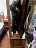 妙奕嘉褲子女休閑褲女褲寬松闊腿褲運動黑色長褲春秋款山本褲直筒糯米褲 軟軟糯米褲【黑灰】 L 【建議100-120斤】 曬單實拍圖