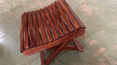 廣唐 紅木家具 非洲花梨（學(xué)名：刺猬紫檀）折疊馬扎戶(hù)外釣魚(yú)凳小椅子便攜釣魚(yú)凳實(shí)木小板凳家用小凳子結實(shí) 釣魚(yú)凳一張 曬單實(shí)拍圖