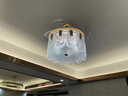 葵興 客廳吊燈輕奢水晶燈家用現(xiàn)代簡約大氣廣東中山燈具套餐三室兩廳 圓形80*30cm-三色 曬單實拍圖